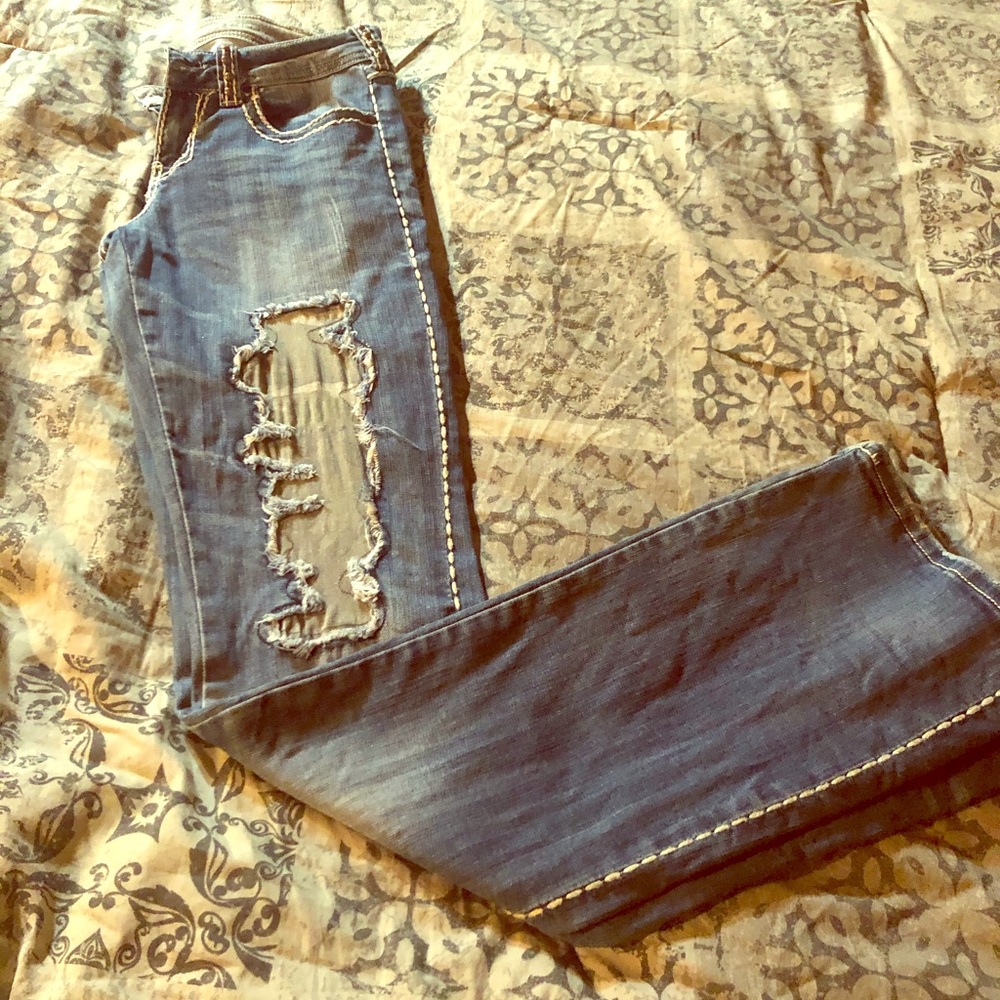 Cowgirl Tuff Camo Pants 27x37
